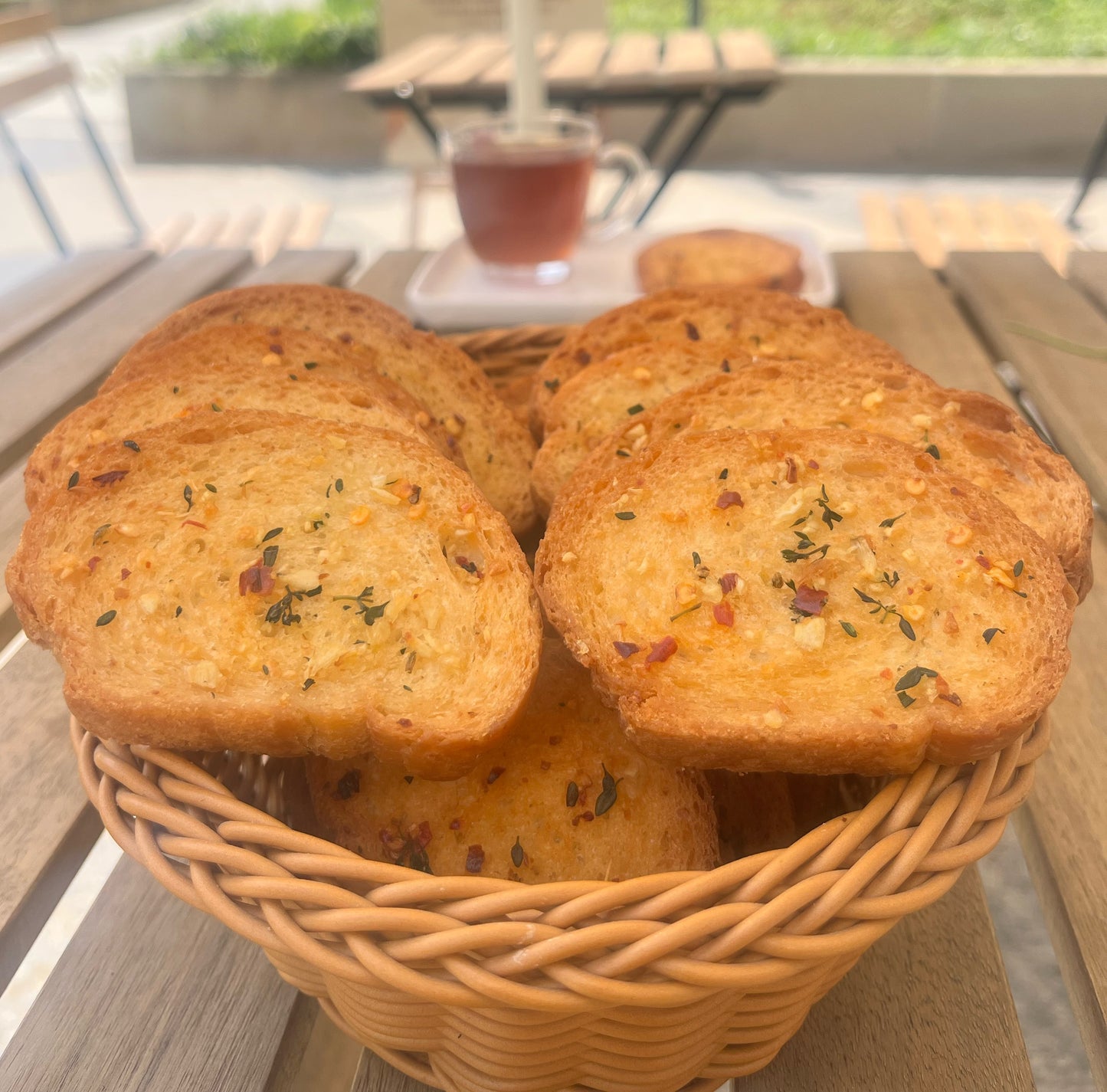 Wheat Garlic Rusk